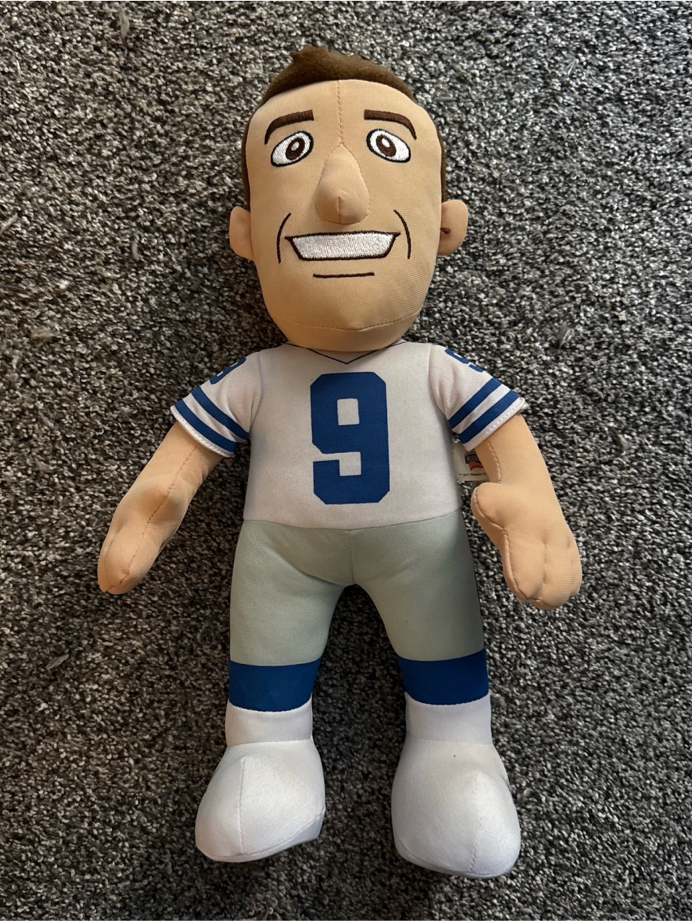 Tony Romo 14” Bleacher Creatures Plush Figure White Jersey Dallas Cowboys 2011
